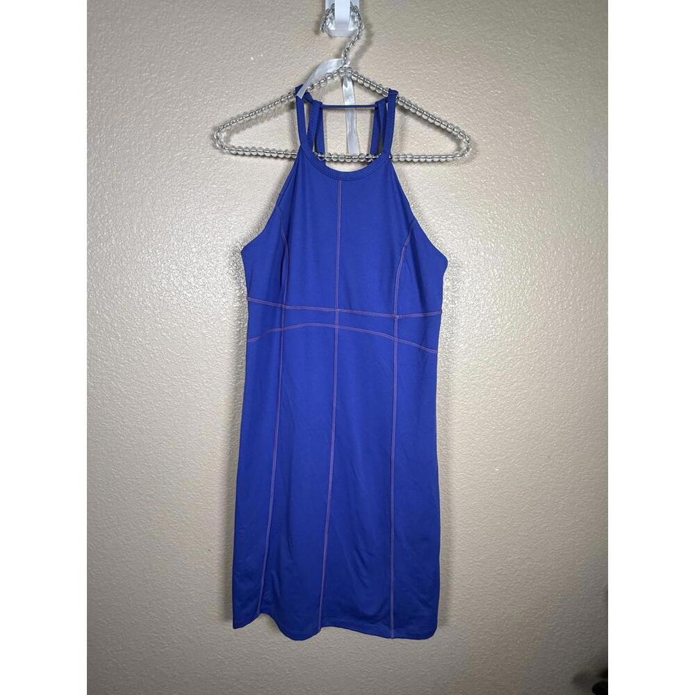 Marmot Women Genevieve Dress Sz S/P Active Wear Blue/Purple Workout Shelf Bra
